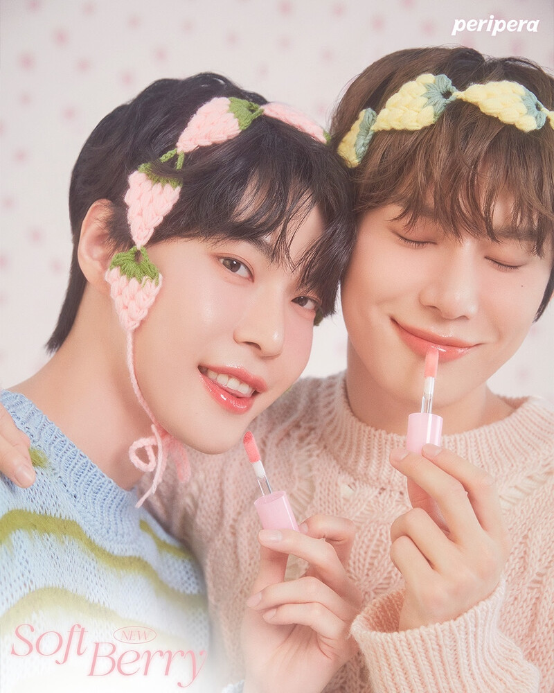 NCT Doyoung and Jungwoo for Peripera Soft Berry collection documents 2