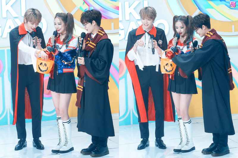 211031 Inkigayo MC's Yujin, Jihoon & Sungchan documents 23