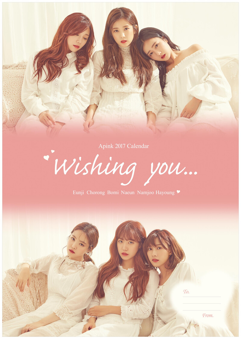 APINK 2017 Calendar 'Wishing You' poster documents 1