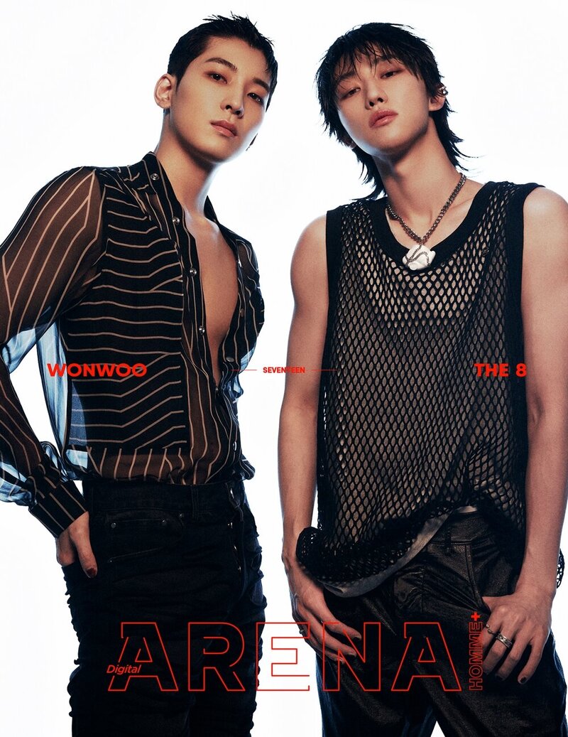 SVE WONWOO x THE8 for AREAN HOMME+ May Digital Issue 2023 documents 1