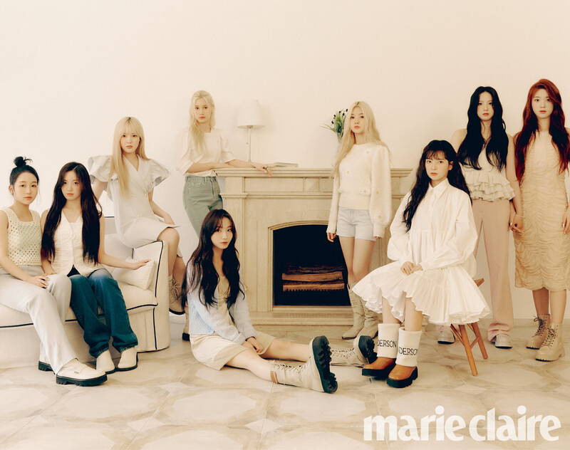 Kep1er for Marie Claire Korea April 2022 Issue documents 1