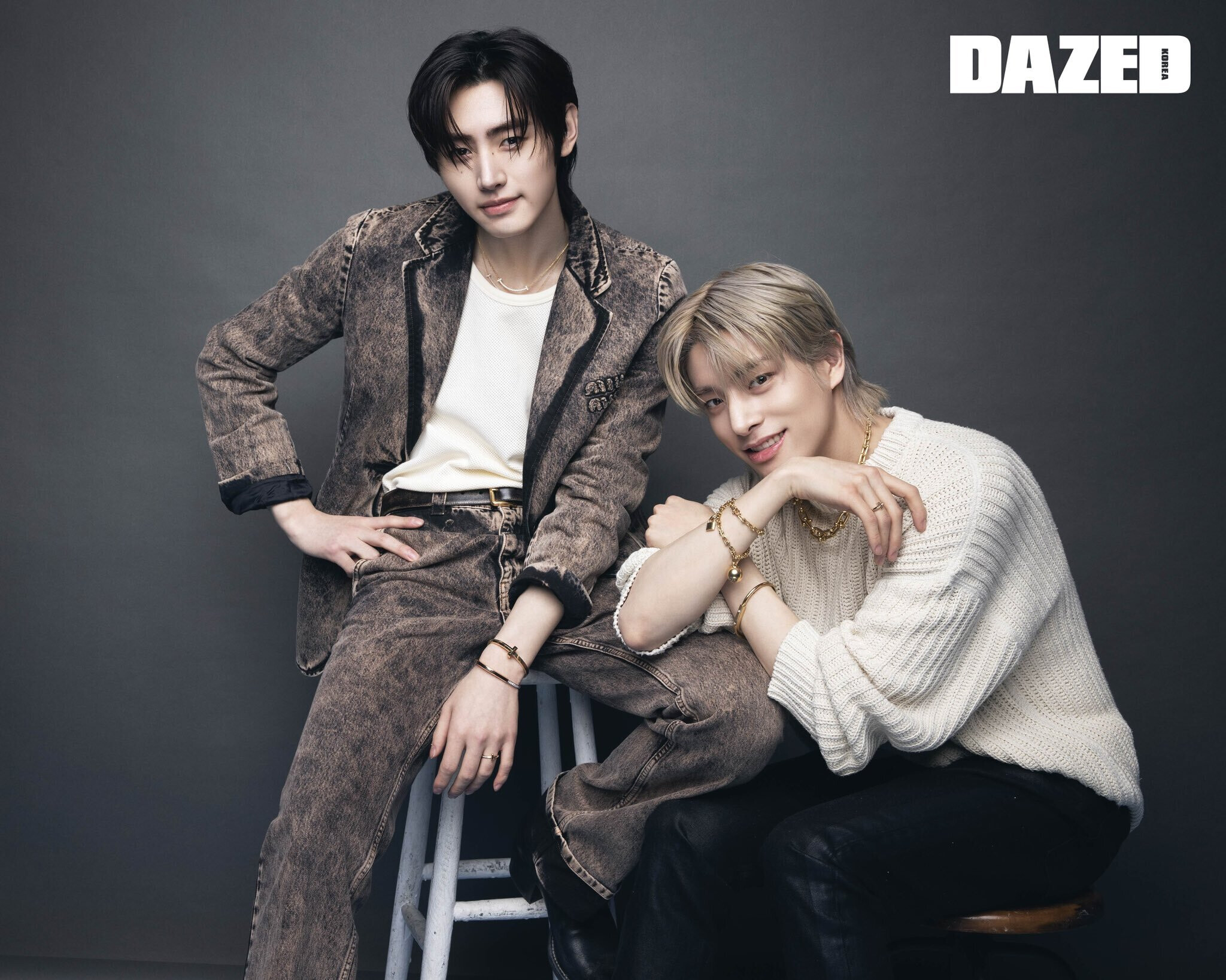 ENHYPEN JAKE x SUNGHOON for DAZED Korea x TIFFANY & CO. May Issue 2023 ...