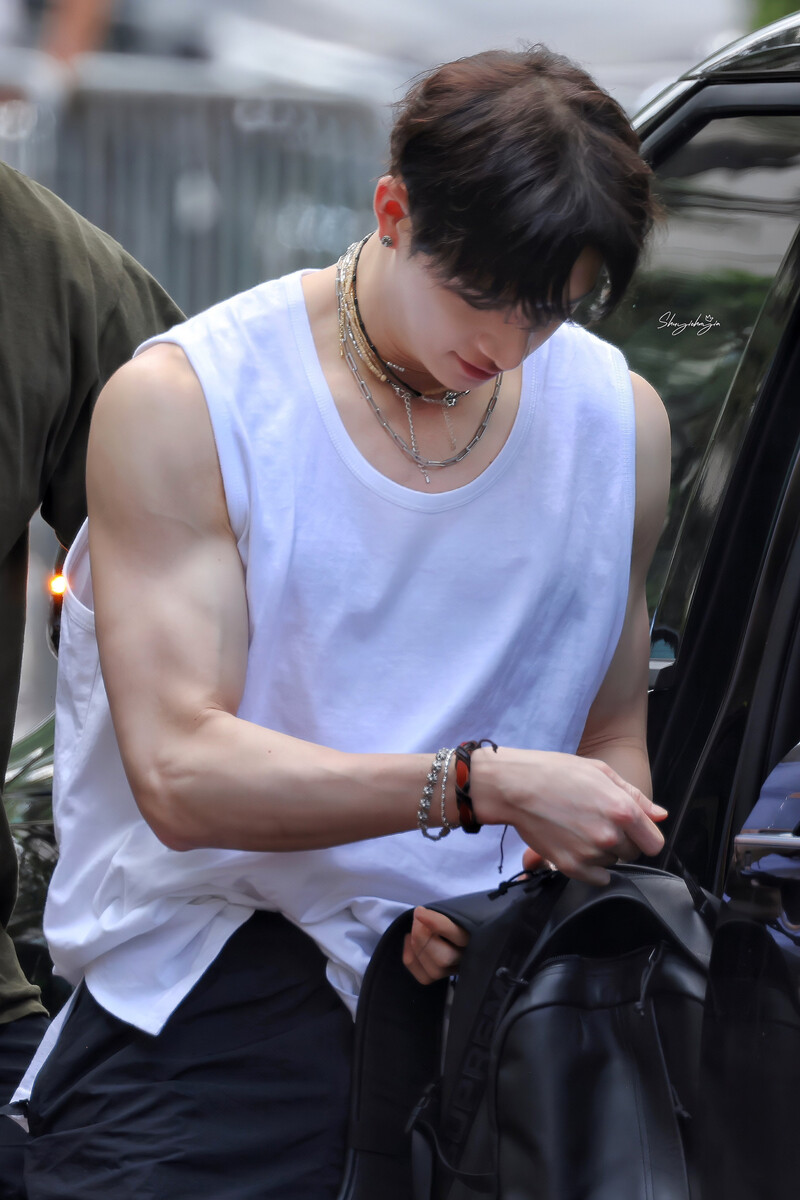 240726 StrayKids Bang Chan - Music Bank Commute documents 1