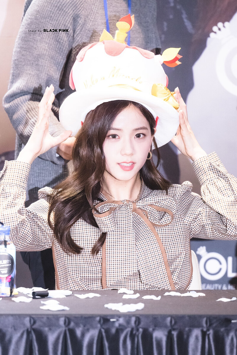 191012 BLACKPINK Jisoo - OLENS Fansign documents 5