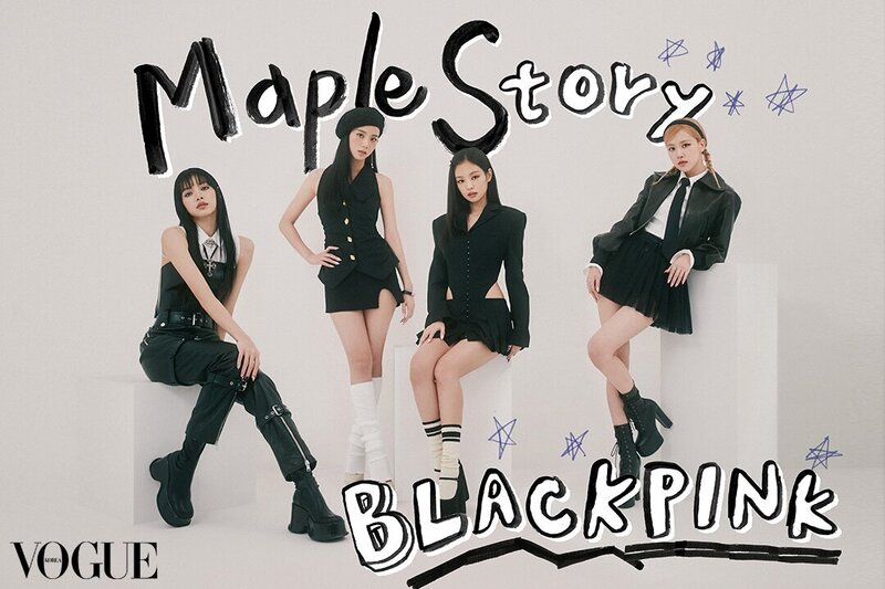 BLACKPINK for Vogue Korea - 'Maple Story' documents 1