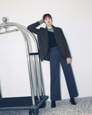 LEE SUNG KYUNG for "Winter Herringbone Boyfit Jacket" from The AtG 2022 Winter Collection