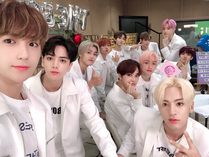 190829 INKIGAYO Twitter Update with THE BOYZ documents 1