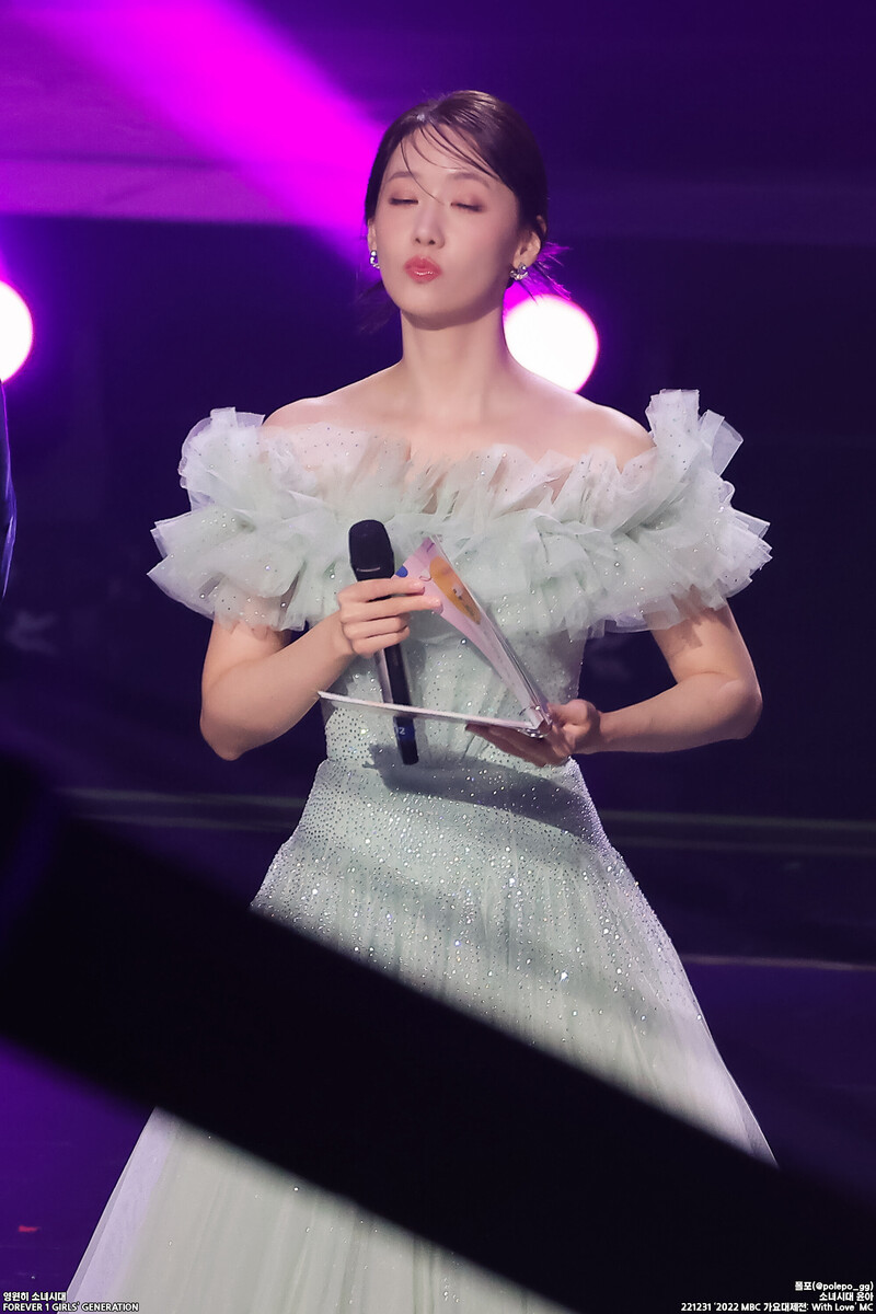 221231 Girls' Generation YoonA at MBC Gayo Daejejeon documents 21