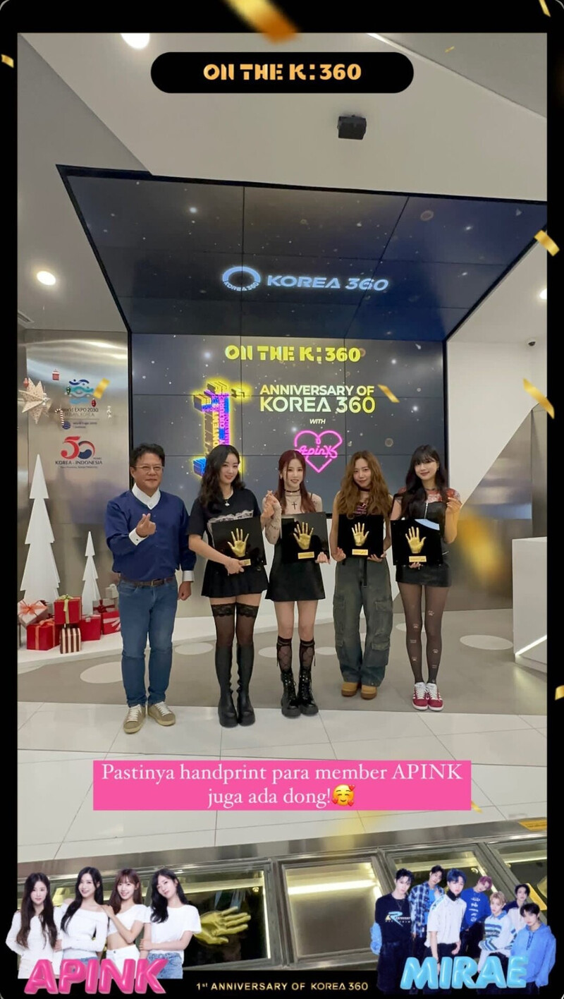 231118 APINK sns update - 'ON THE K: 360' Jakarta, Indonesia documents 9