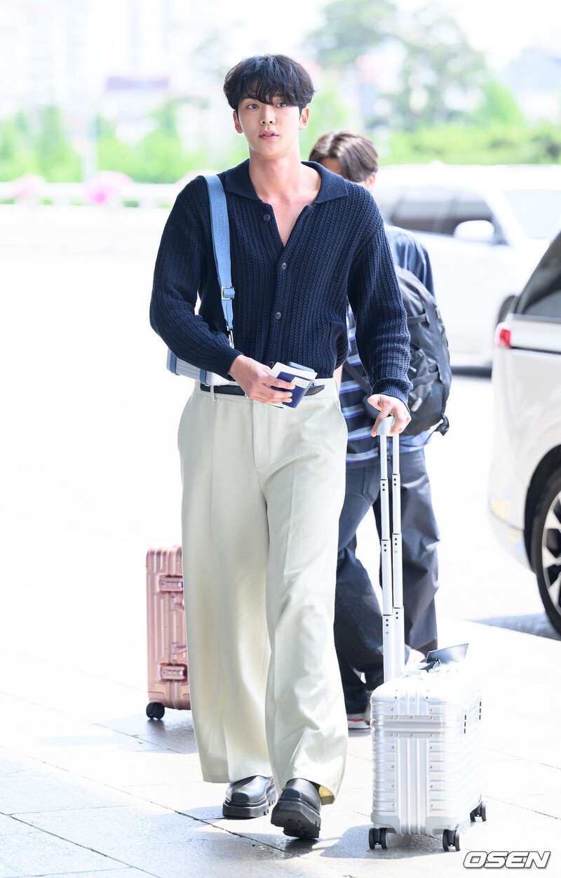 230606 Rowoon at Gimpo International Airport Departure to Tokyo, Japan for Rimowa Brand Event documents 9