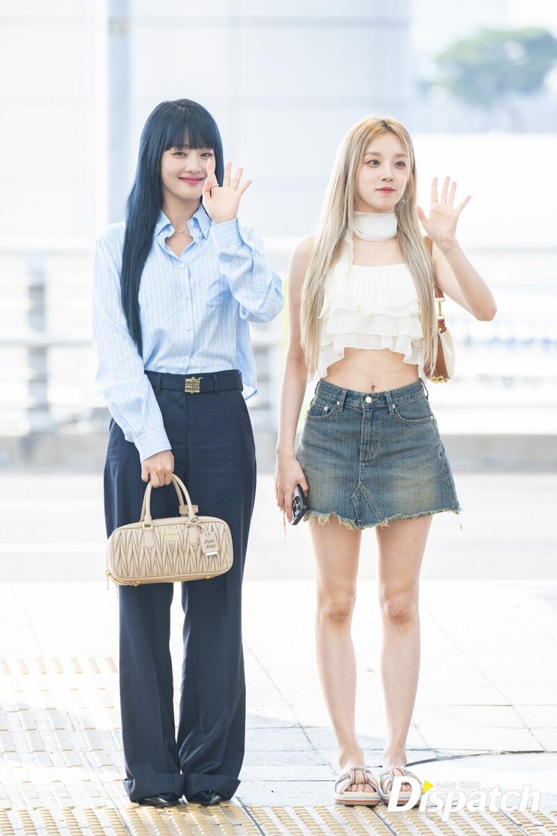 230609 (G)I-DLE Minnie and Yuqi at Incheon International Airport documents 2