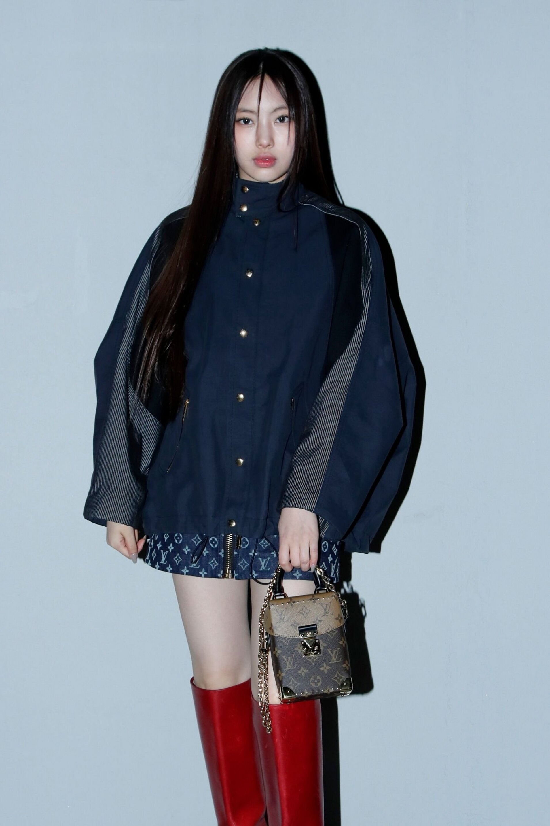 NewJeans Hyein shines at the Louis Vuitton 2023 pre-fall collection event  in Seoul