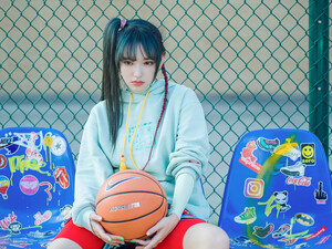 200924 Cheng Xiao Weibo Update - Cheng XIao for Nike Basetball Behind Photoshoot