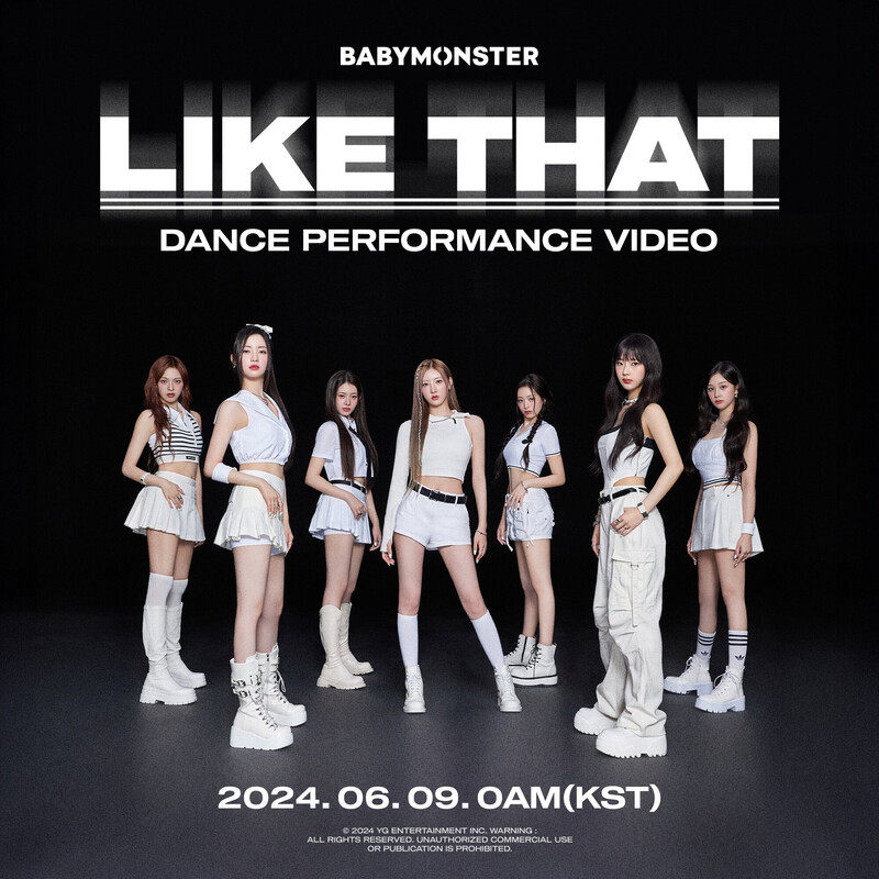 240605 BABYMONSTER INSTAGRAM UPDATE - ‘Like That’ Dance Practice Teaser Poster documents 1