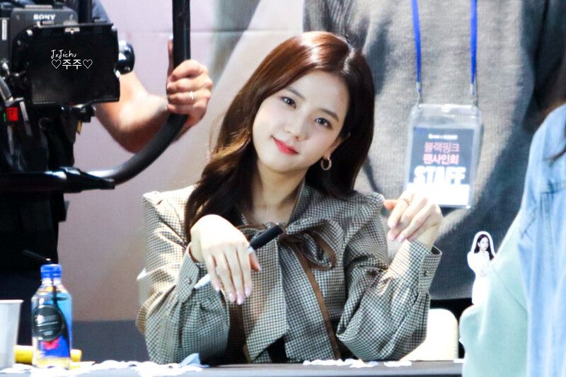 191012 BLACKPINK Jisoo - OLENS Fansign documents 1