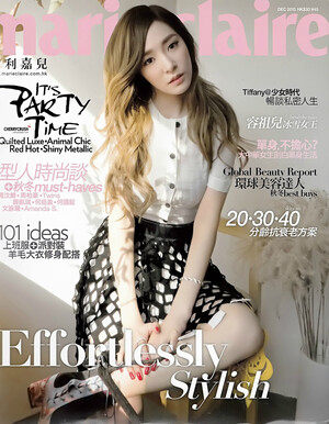 Tiffany for Marie Claire Hong Kong December 2015 Issue [Scans]