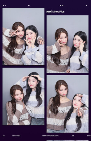 I-LAND2 Photobooth Collect Book - Nam Yuju & Kim Gyuri