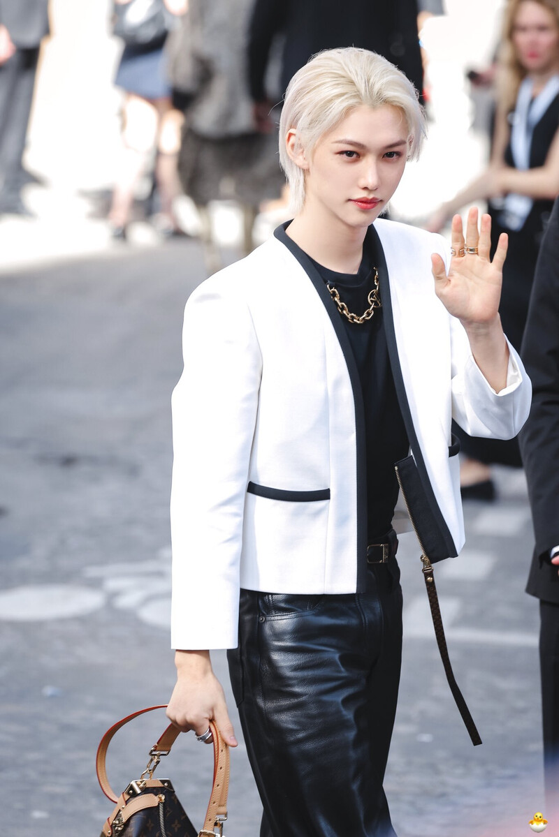 231002 Stray Kids Felix at the Louis Vuitton Spring-Summer 2024 Show PFW23 documents 4