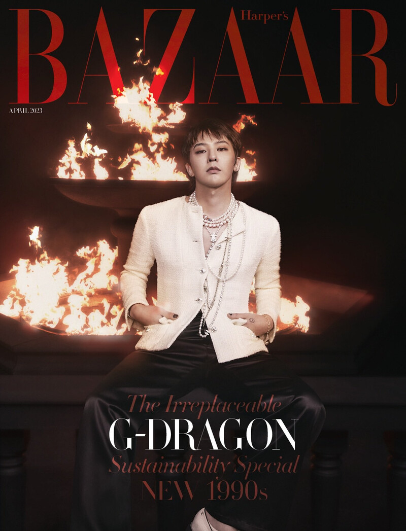 BIGBANG G-Dragon for Harper's Bazaar Korea | April 2023 Issue documents 1