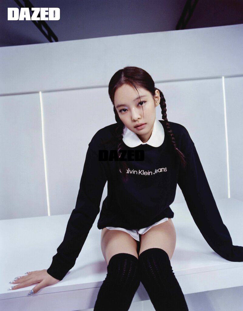 BLACKPINK Jennie for Dazed Korea 2021 Holiday Edition x Calvin Klein documents 2