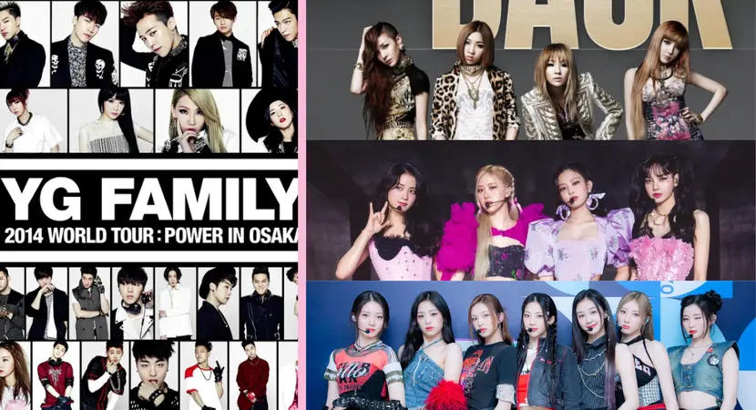 2NE1, BLACKPINK, and BABYMONSTER Collaboration? - YG Entertainment's 2025 Plan Ignites Hope for the Return of YG Family Concert