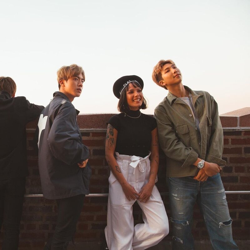 190521 Halsey Instagram Update with BTS | kpopping