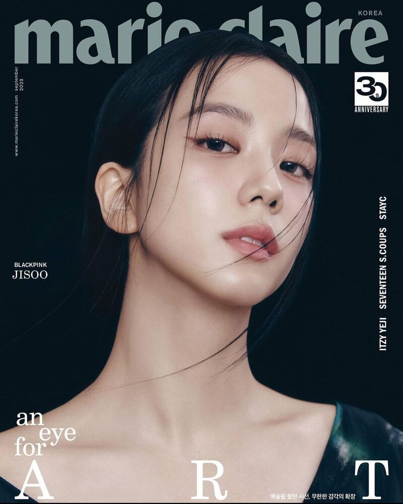 JISOO for Marie Claire Korea Magazine September 2023 Issue documents 3