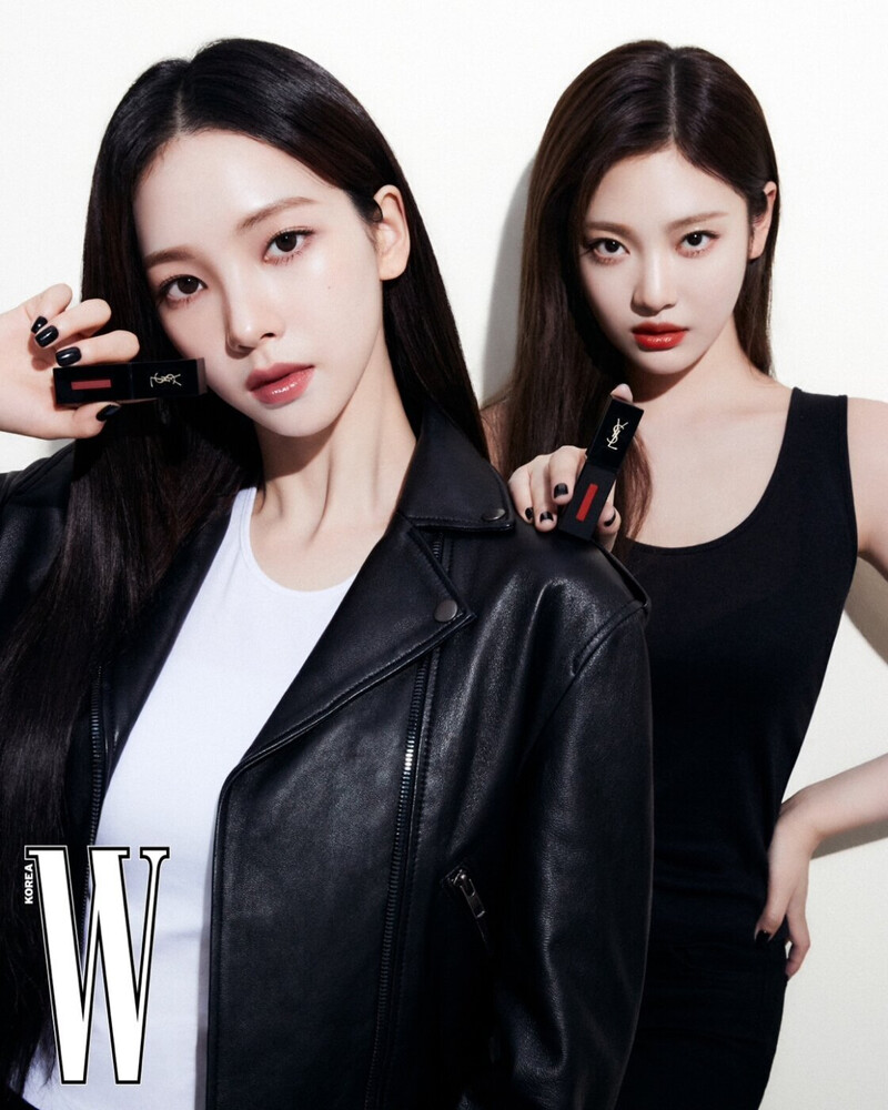 aespa x Yves Saint Laurent Beauty 'Vinyl Cream Tint' for W Korea documents 1