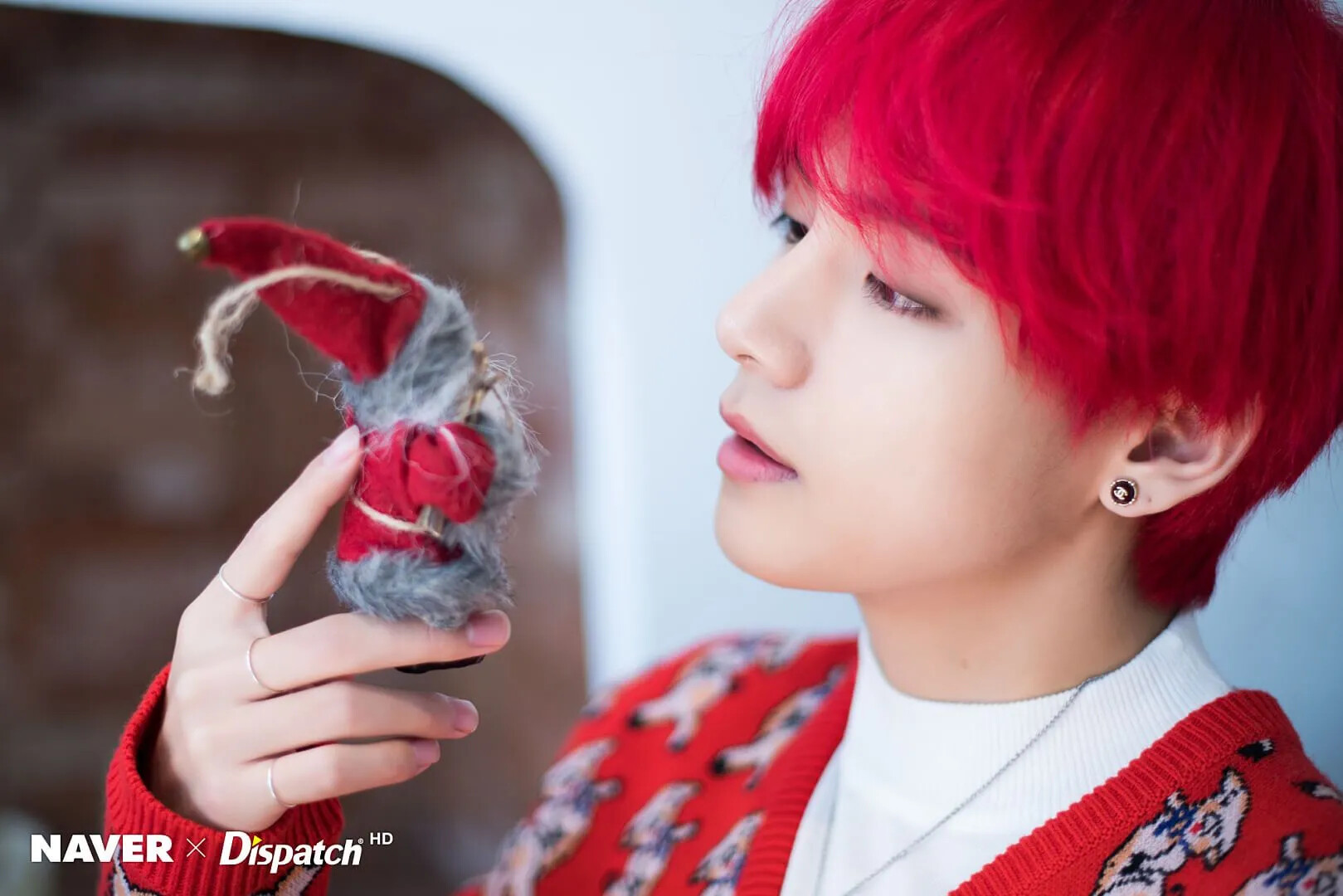 Naver X Dispatch Btss V Christmas Pictures 181130 181224 Kpopping 