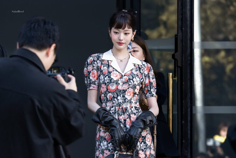 241001 IVE Wonyoung - Miu Miu SS25 Show at Paris Fashion Week documents 3