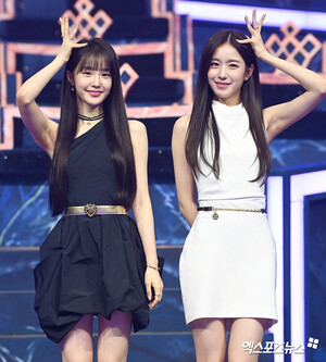 230725 WOOAH - NANA & WOOYEON for 'Queendom Puzzle' Live broadcast Photo event