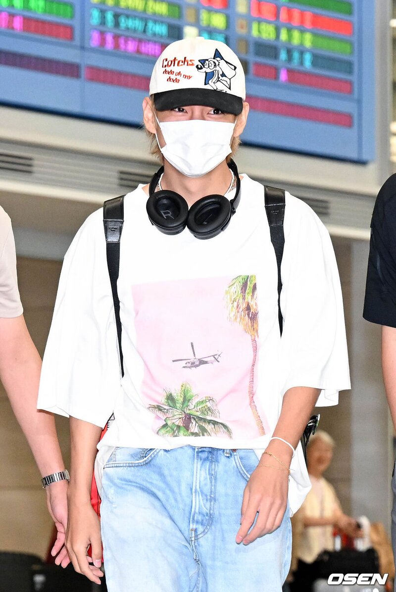 230616 BTS V - Incheon International Airport Arrival documents 11