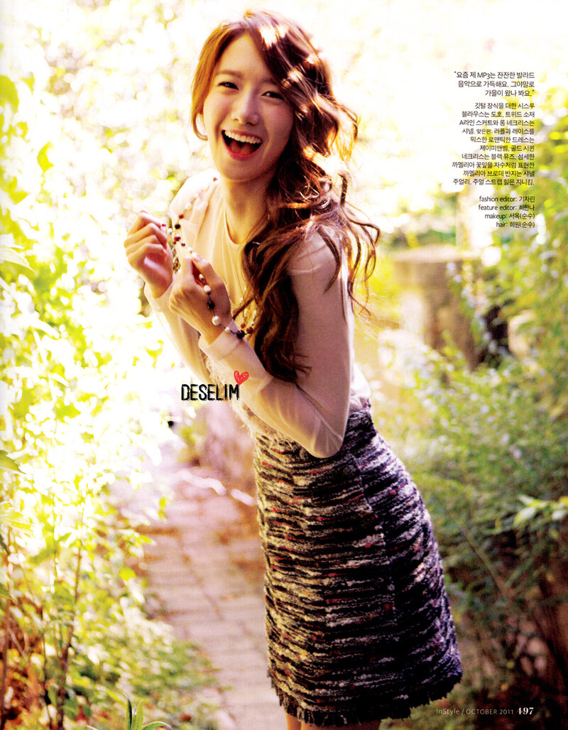 Yoona for Instyle documents 10