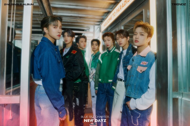 TRENDZ 2nd single album 'BLUE SET CHAPTER. NEW DAYZ' concept photos documents 7