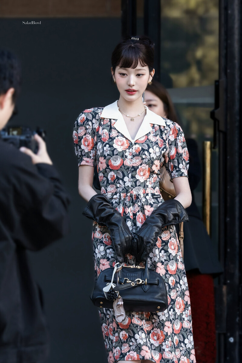 241001 IVE Wonyoung - Miu Miu SS25 Show at Paris Fashion Week documents 2