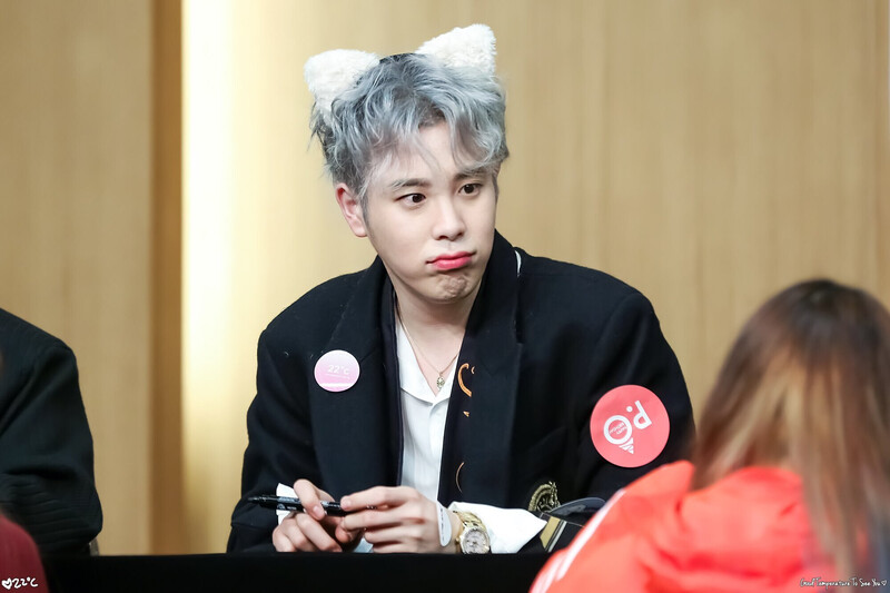 180119 Block B P.O at Re:MONTAGE fansign documents 1