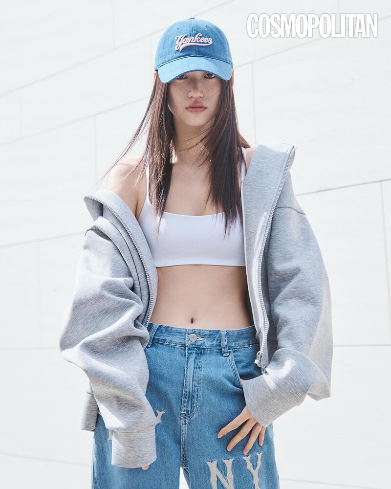 Weki Meki Doyeon for Cosmopolitan Korea x MLB Korea documents 3