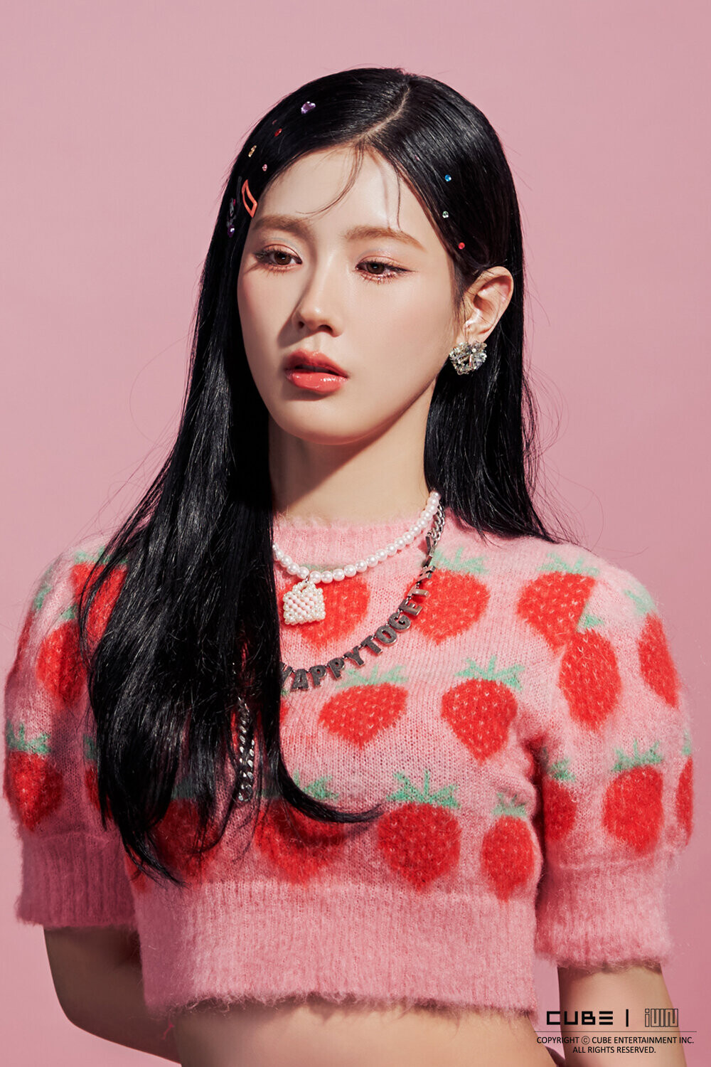 230523 Cube Naver Post - (G)I-DLE Miyeon 'I FEEL' Jacket Shoot | kpopping