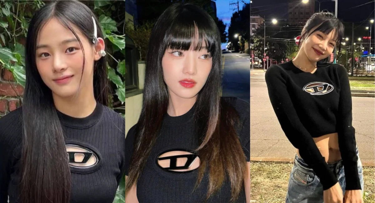 Korean Netizens Discuss Who Among aespa's Karina, (G)I-DLE's Minnie and  NewJeans' Minji Wore the Viral Diesel Top the Best