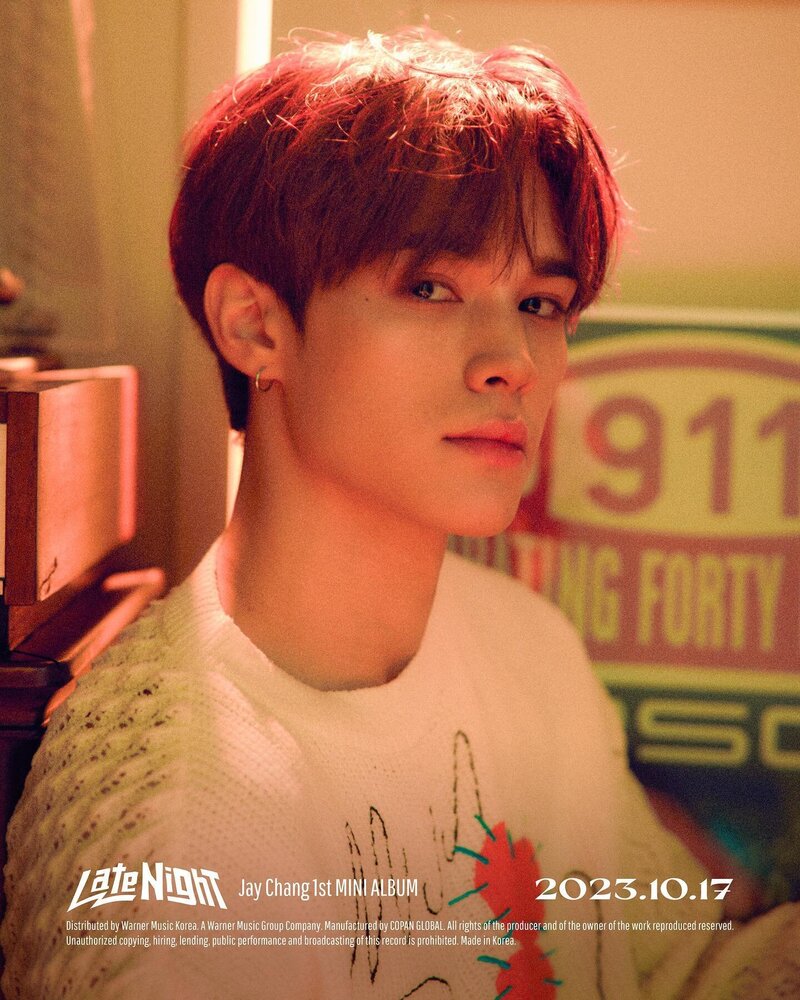 Jay Chang 1st mini album 'Late Night' concept photos documents 1