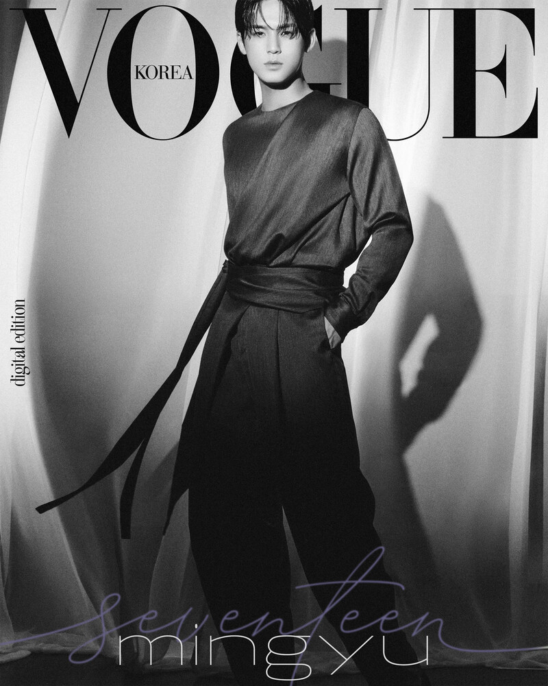 Mingyu for Vogue Korea August 2024 Issue documents 3