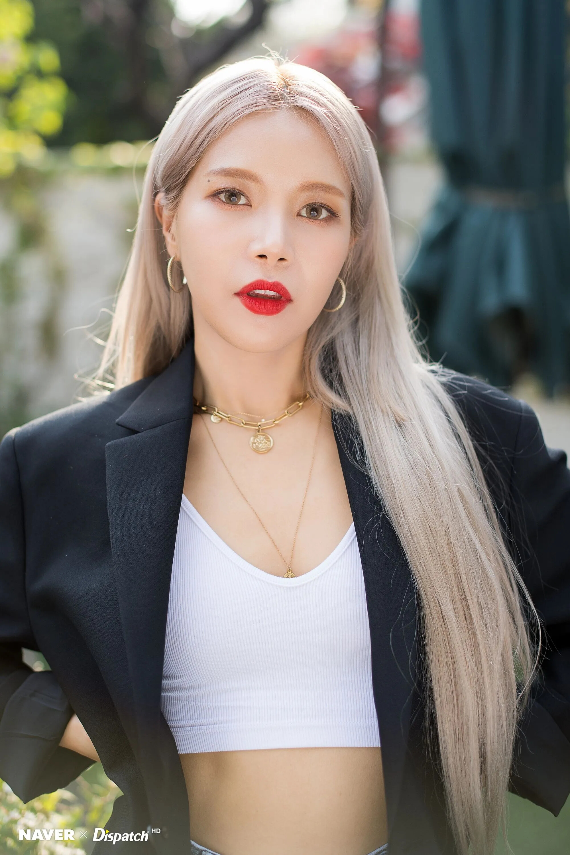 MAMAMOO's Solar 'SPIT IT OUT' Promotion Photoshoot by Naver x Dispatch ...