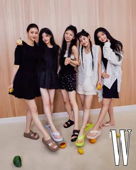 ILLIT x CROCS for W Korea June 2024