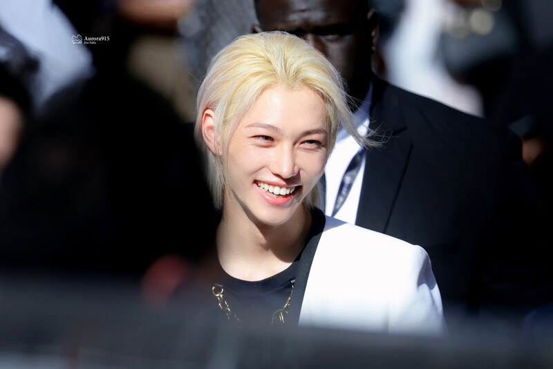 231002 Stray Kids Felix at the Louis Vuitton Spring-Summer 2024 Show PFW23 documents 11