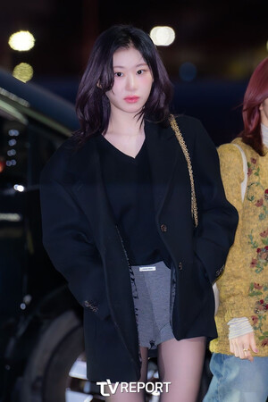 241214 Itzy Chaeryeong at Incheon international airport