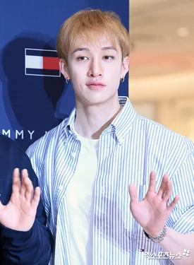 230919 StrayKids Bang Chan at Tommy Hilfiger Event in Seoul