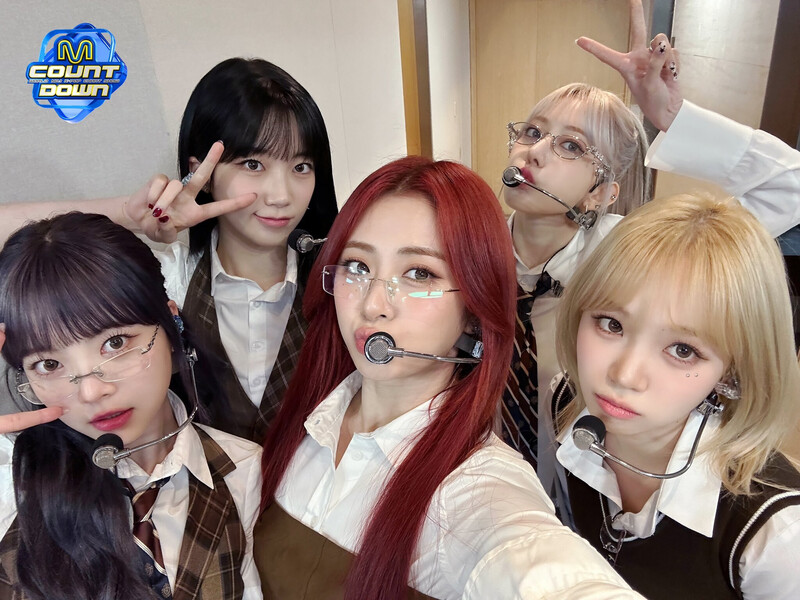 240307 - M COUNTDOWN Twitter Update with LE SSERAFIM documents 2