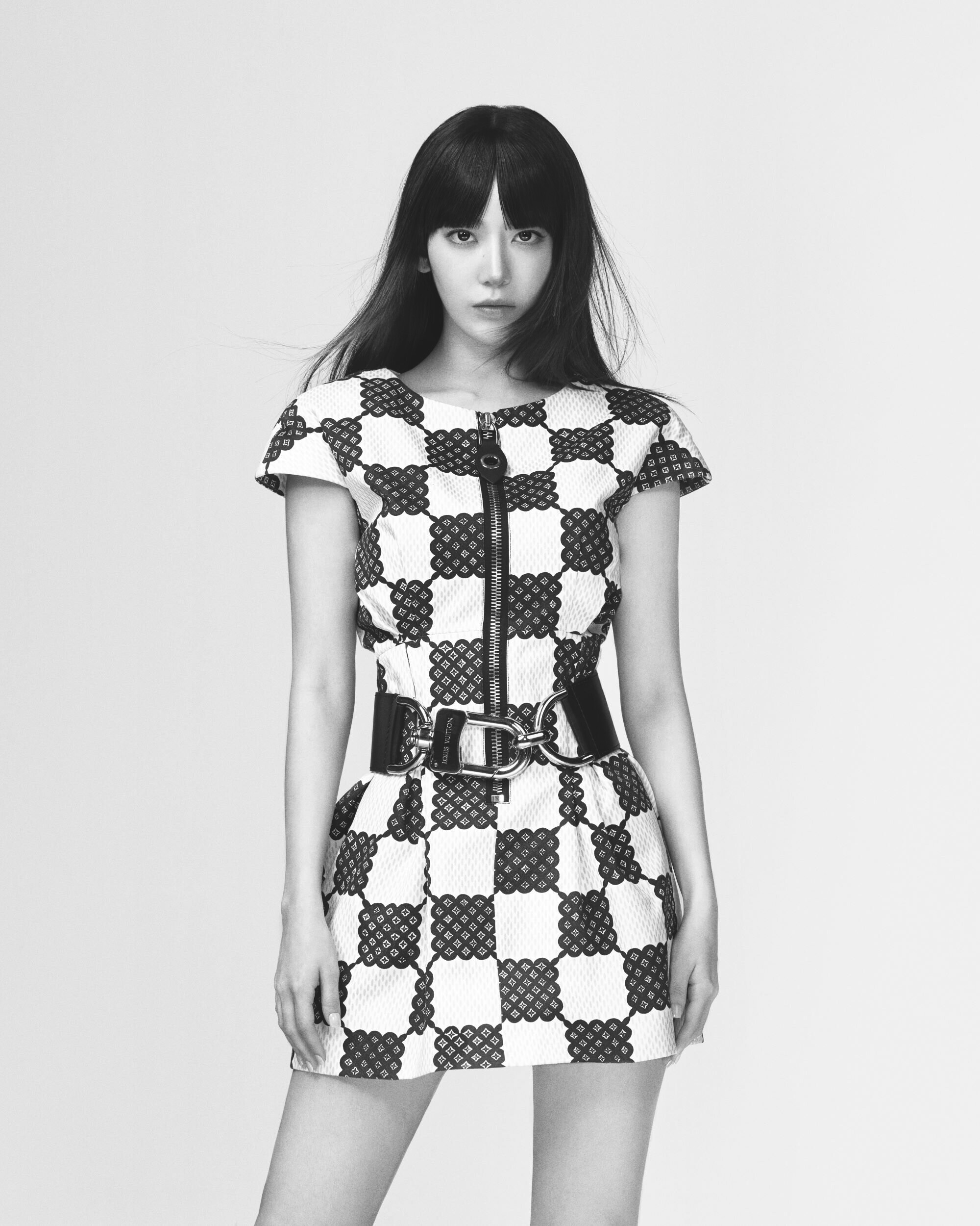 Louis Vuitton tartan dress