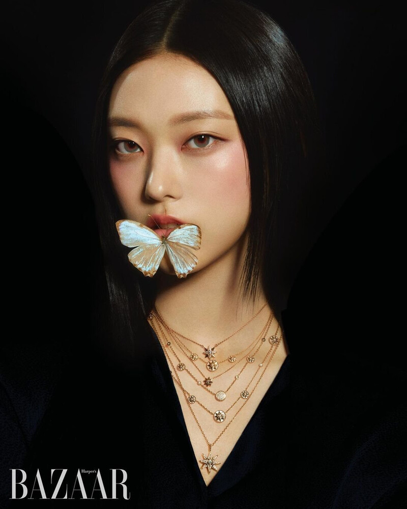 NewJeans Haerin x Dior Joaillerie ‘Étoile des Vents’ Collection for Harper’s Bazaar Korea May 2024 Issue documents 7