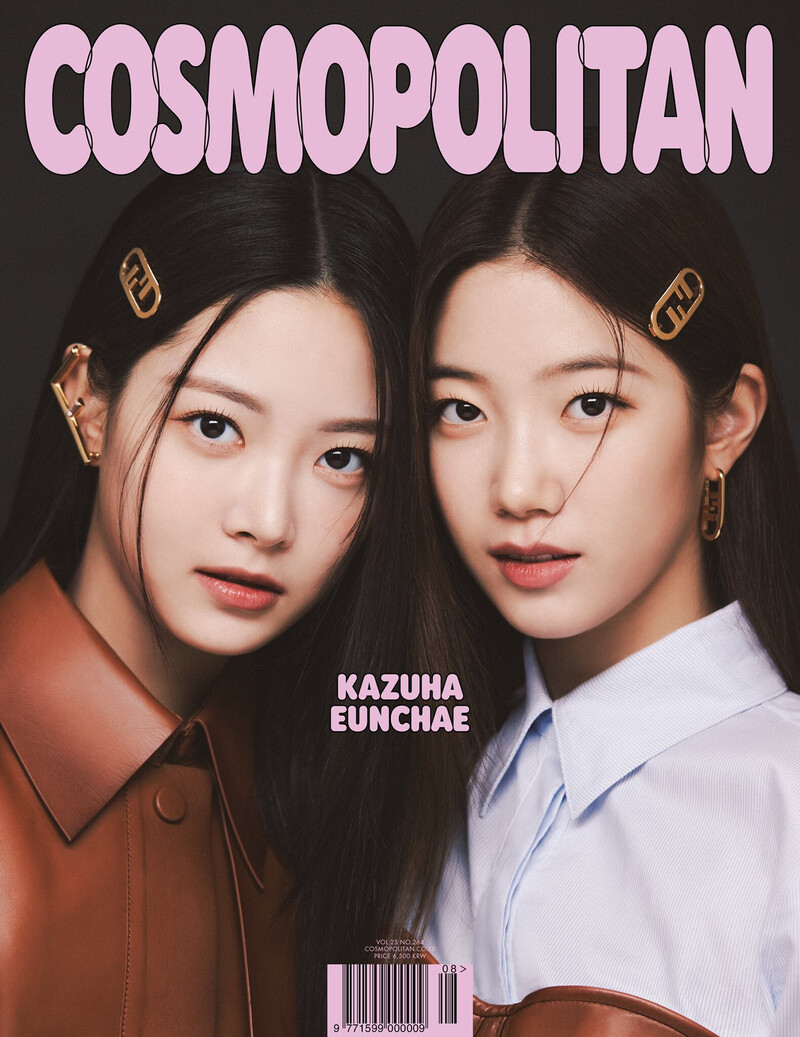 LE SSERAFIM Kazuha & Eunchae for Cosmopolitan Magazine August 2022 Issue documents 1